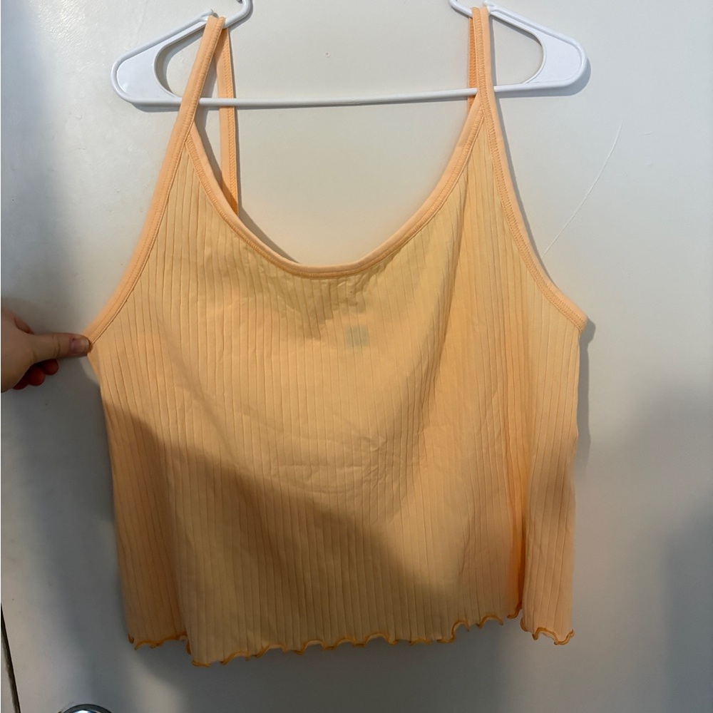 Old Navy Yellow-Orange Tank Crop Top (NWOT Dead Stock)